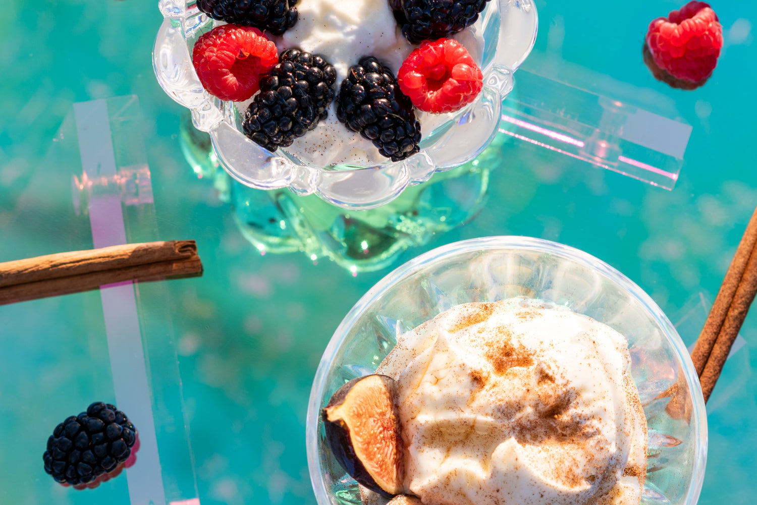 Greek Yoghurt with Figs or Berries & Arma Greek Thyme Honey
